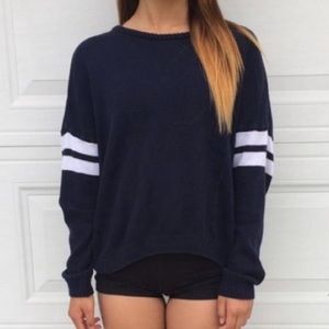 brandy melville striped arm sweater
